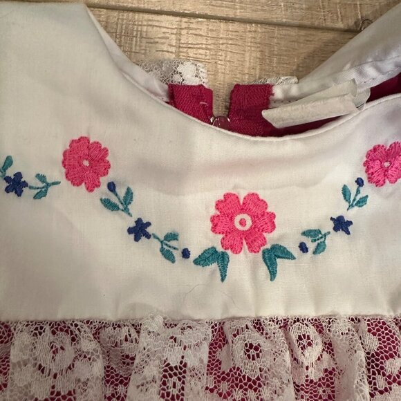 BRYAN 3-6 MONTH BABY GIRLS VINTAGE ONE PIECE OUTFIT ROMPER - Picture 5 of 10